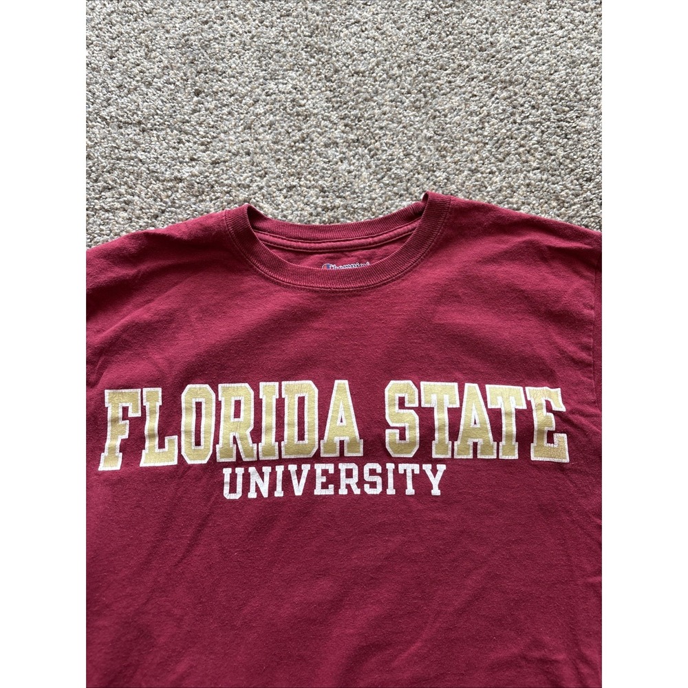 Champion AUthentic Florida State University Maroon T-shirt‎ Size Small - Picture 2 of 5